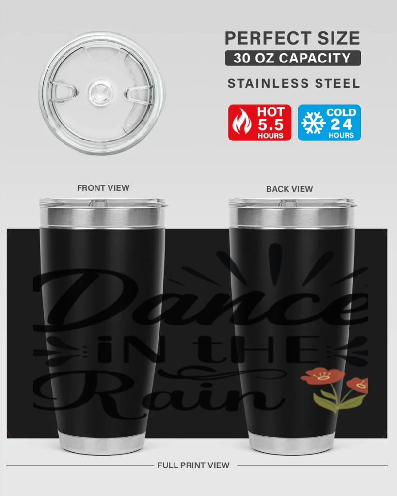 Dance in the Rain  121#- spring- Tumbler