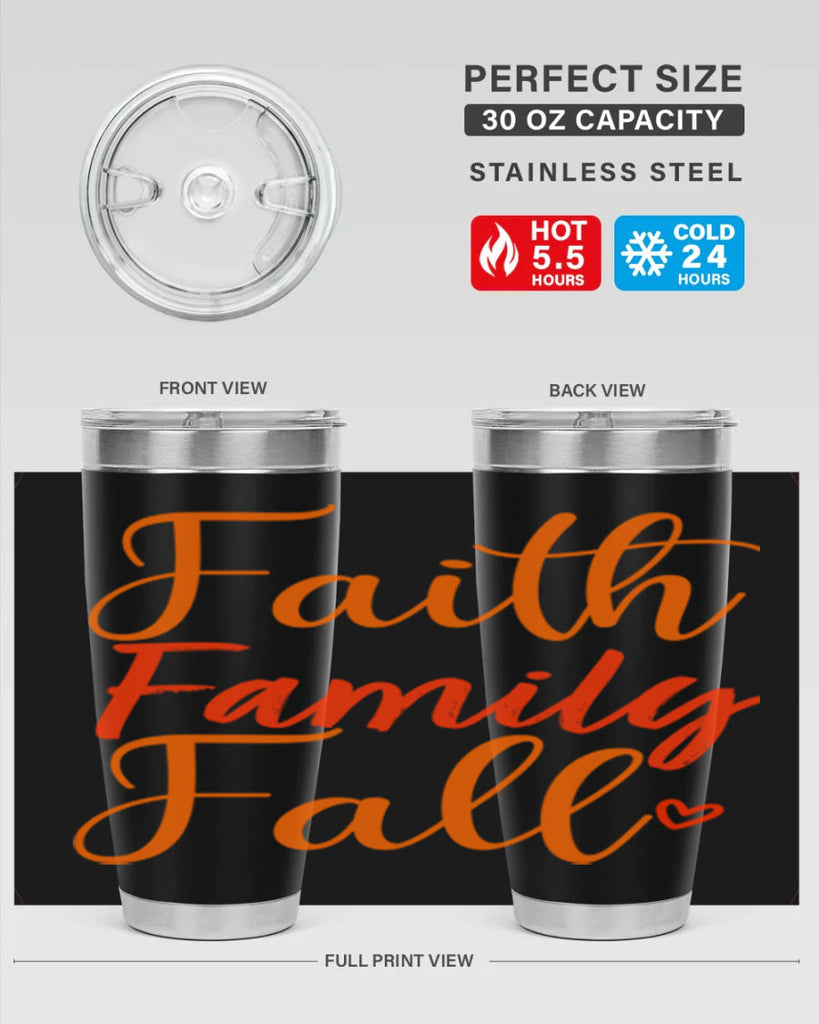 Faith Family Fall Design 81#- fall- Tumbler