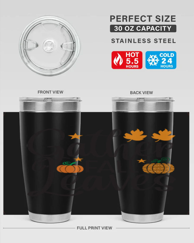Gatherfallleaves 189#- fall- Tumbler