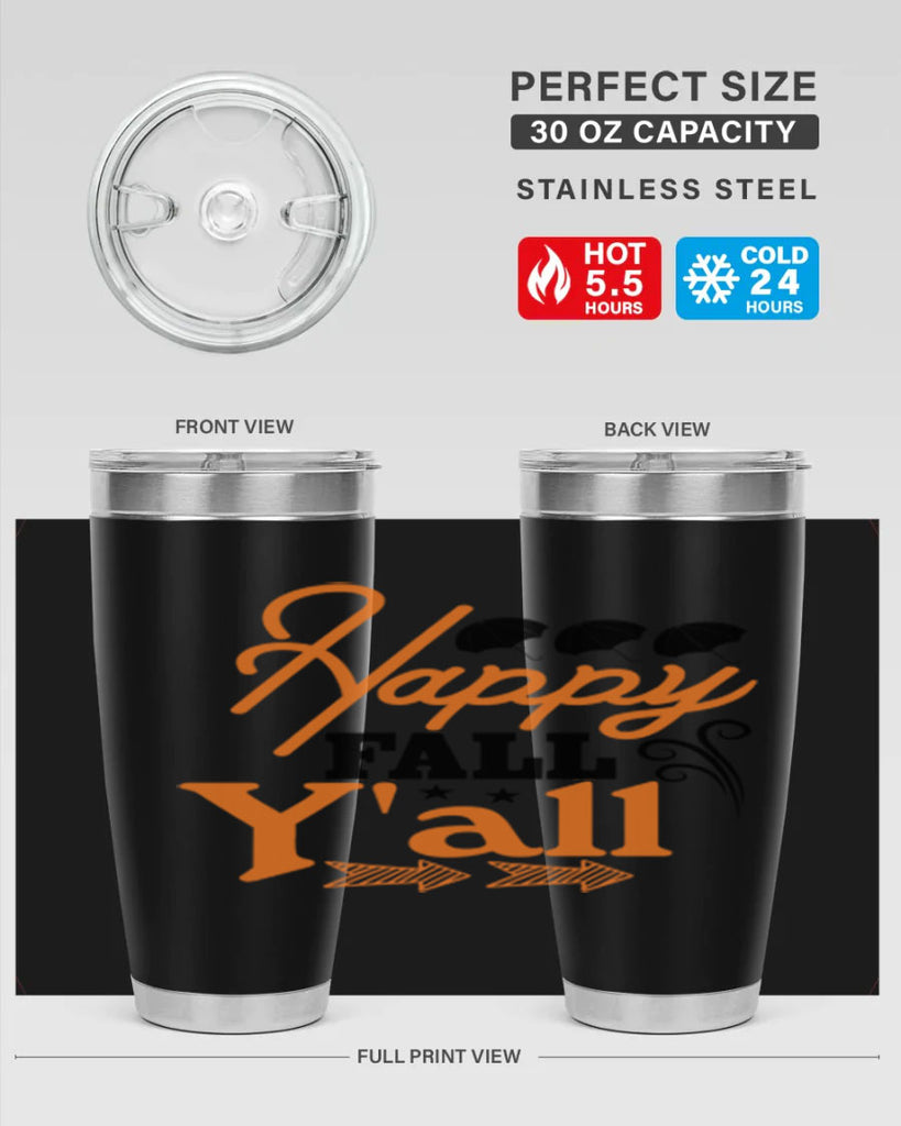 Happy Fall Yall 234#- fall- Tumbler