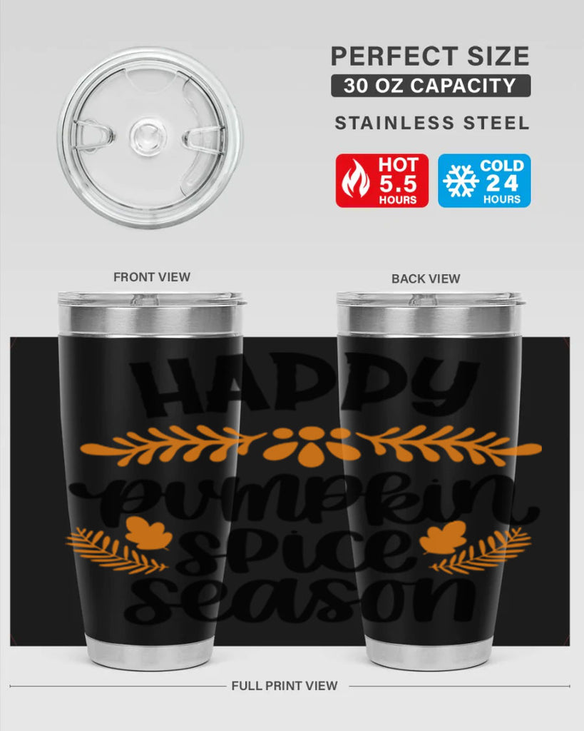 Happy Pumpkin Spice Season 492#- fall- Tumbler