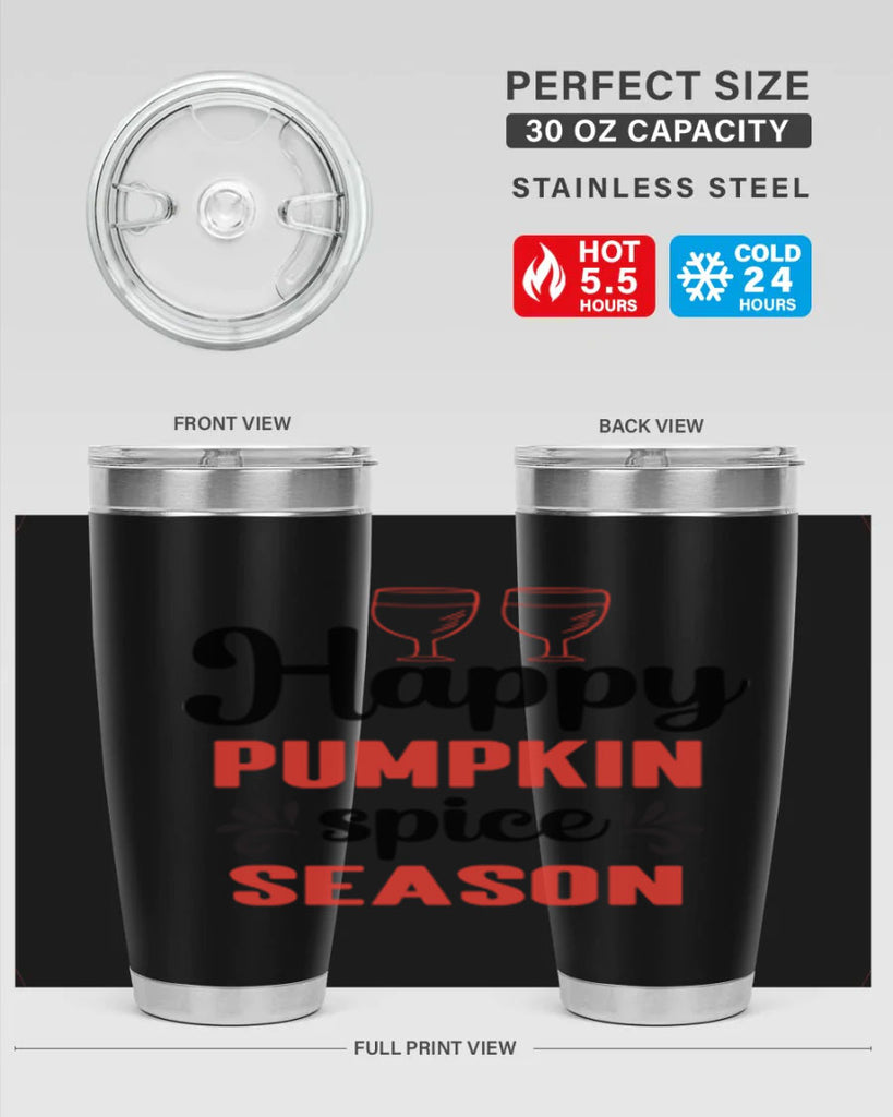 Happy pumpkin spice season 244#- fall- Tumbler