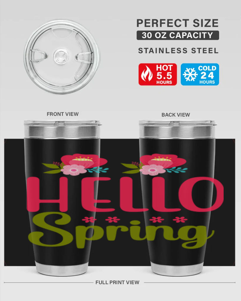 Hello Spring 186#- spring- Tumbler