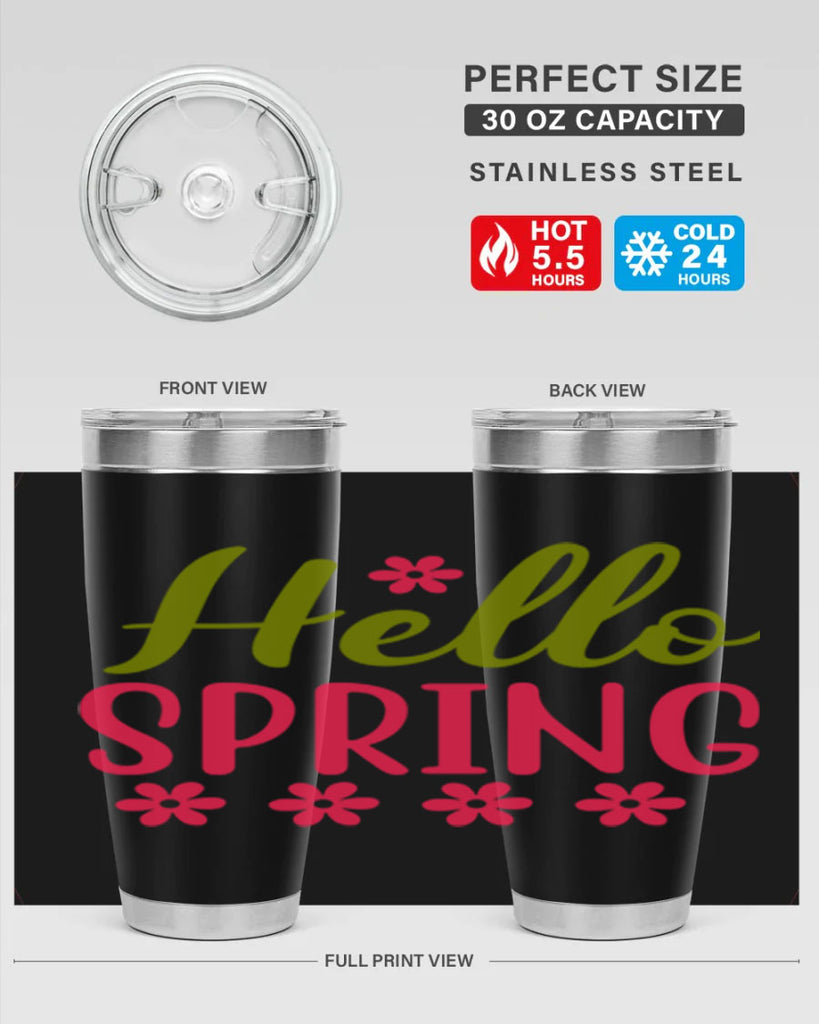 Hello Spring 213#- spring- Tumbler