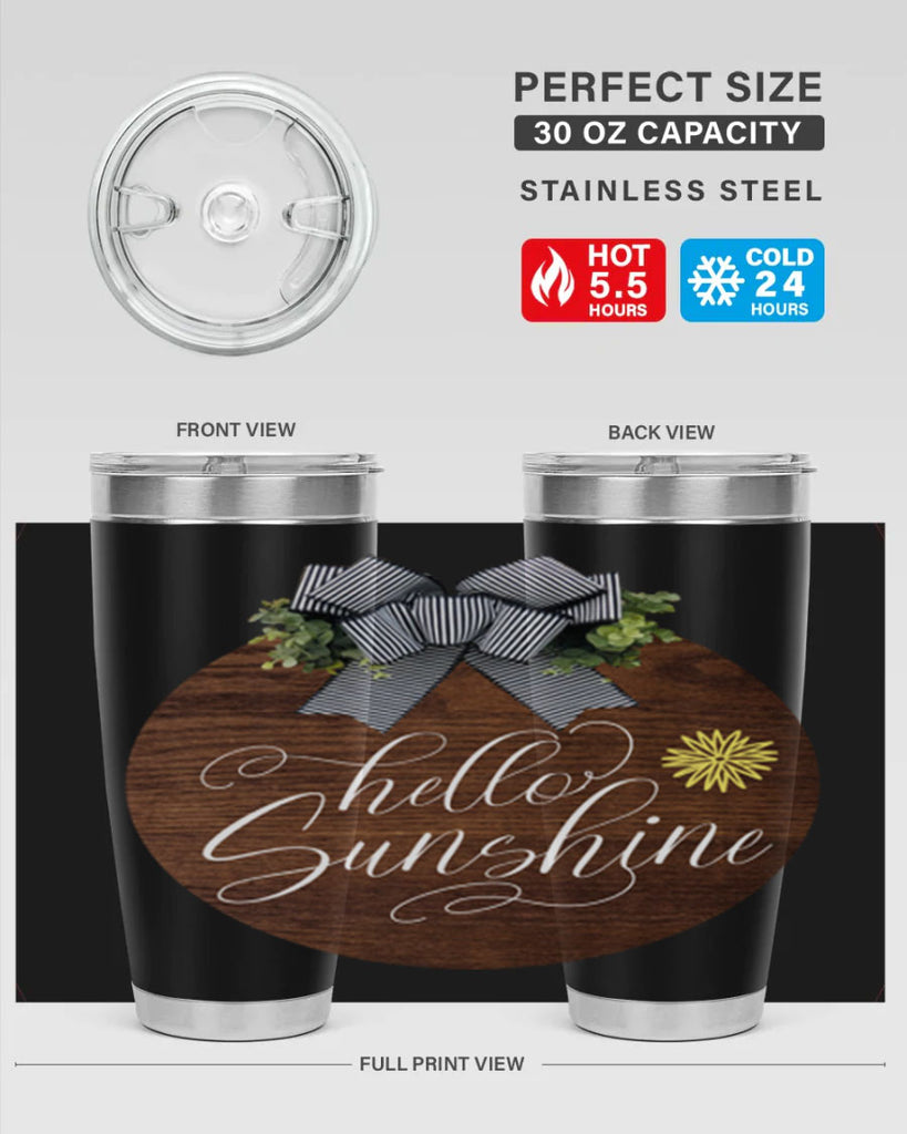 Hello Spring Lettering Mockup200#- spring- Tumbler