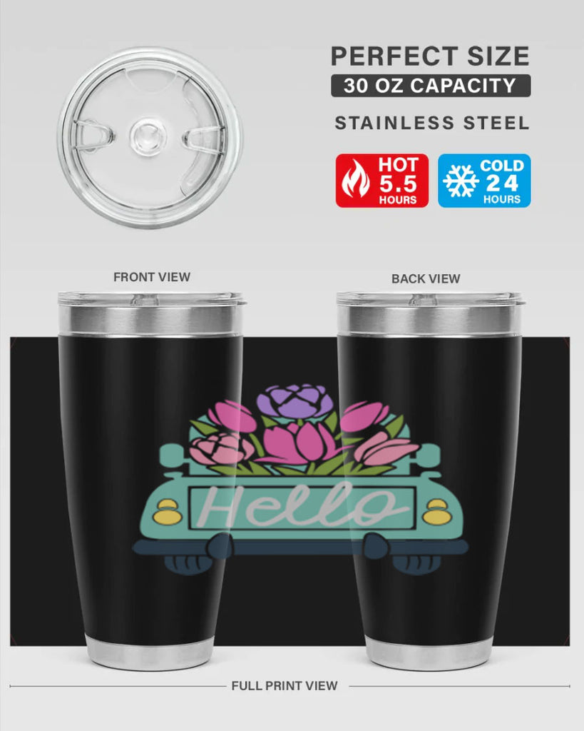 Hello Truck218#- spring- Tumbler