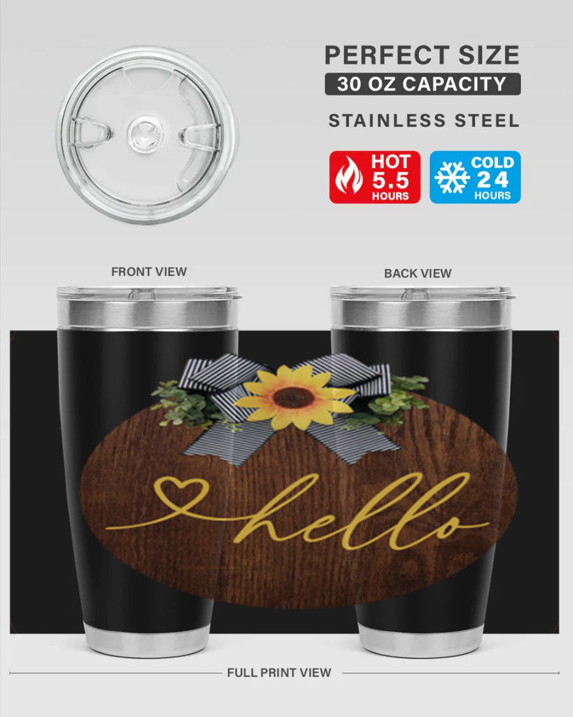 Hello heart Mockup182#- spring- Tumbler