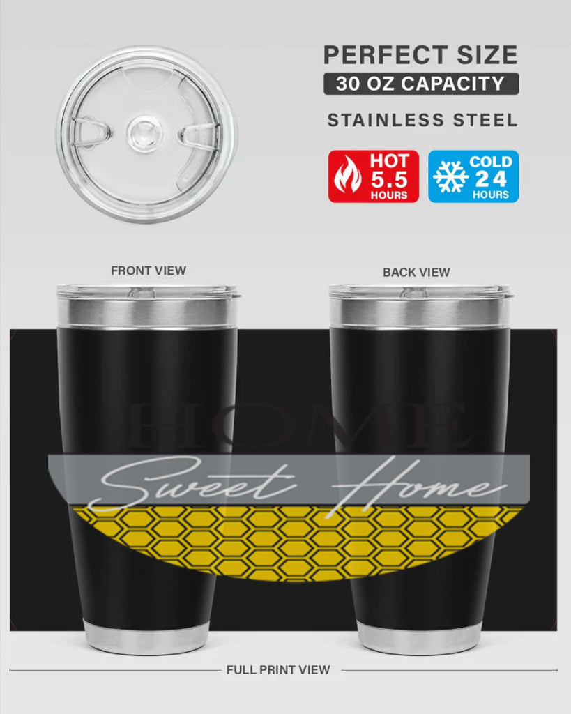 Home Sweet Home Hive lines246#- spring- Tumbler