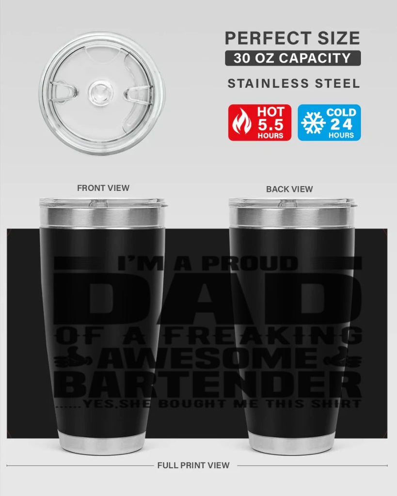 Im a proud dad Style 19#- bartender- tumbler