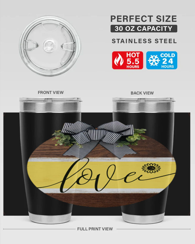 Love and daisy Mockup326#- spring- Tumbler