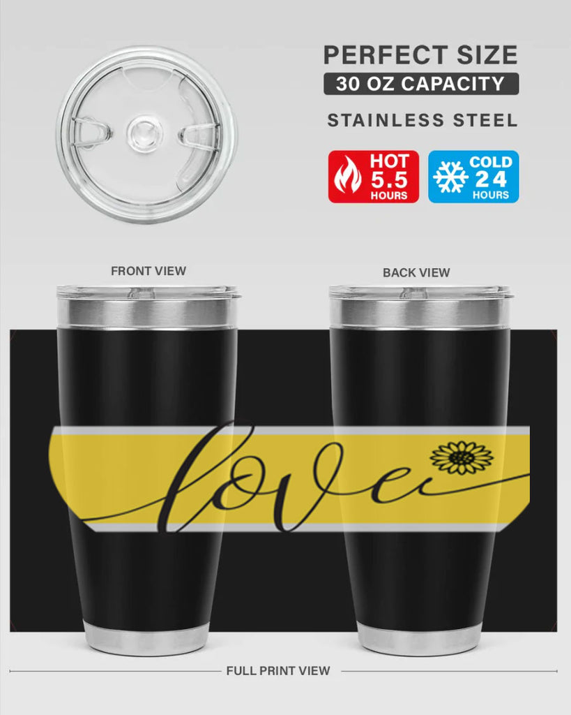 Love and daisy327#- spring- Tumbler