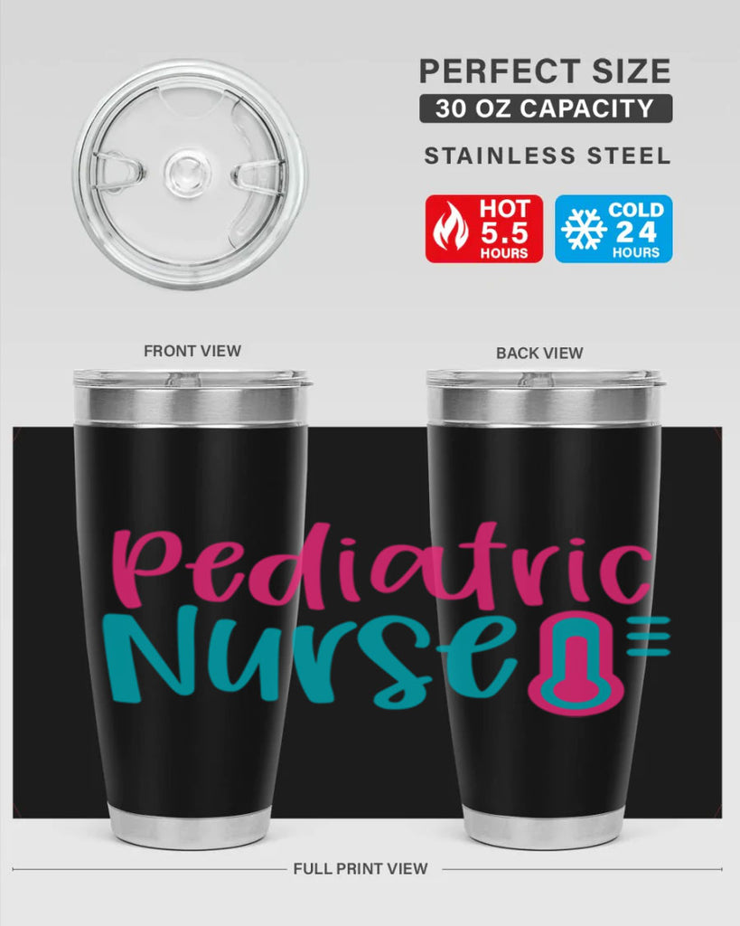 Pediatric Nurse Style 357#- nurse- tumbler