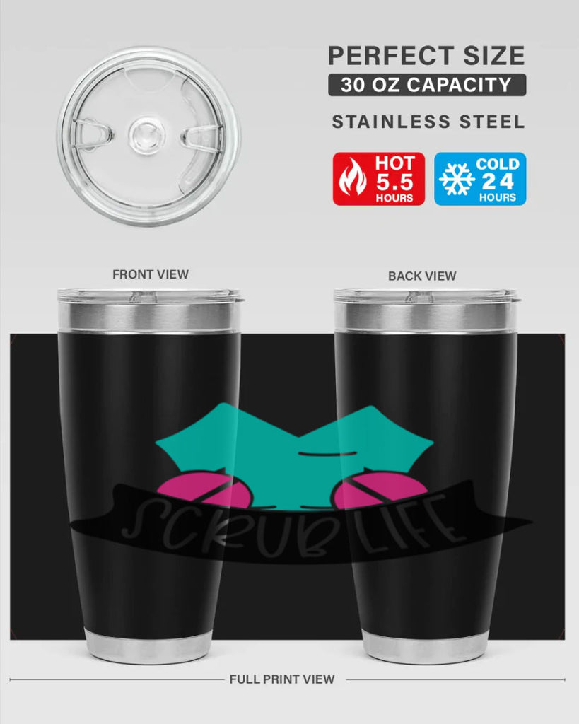Scrub Life Style Style 45#- nurse- tumbler