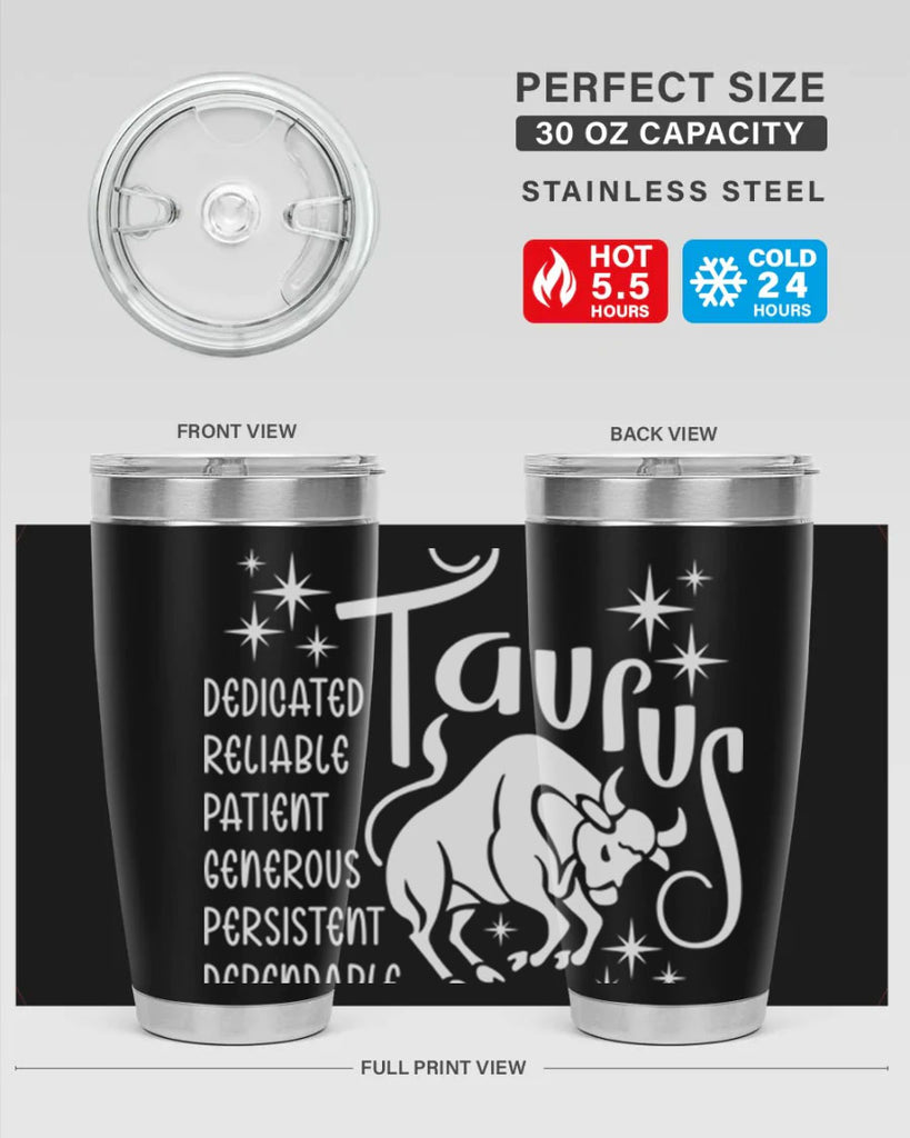 Taurus 491#- zodiac- Tumbler