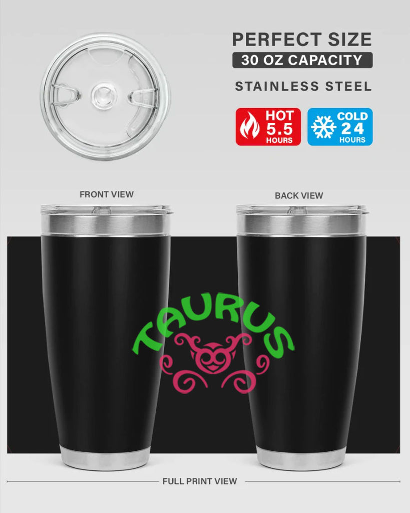 Taurus 493#- zodiac- Tumbler
