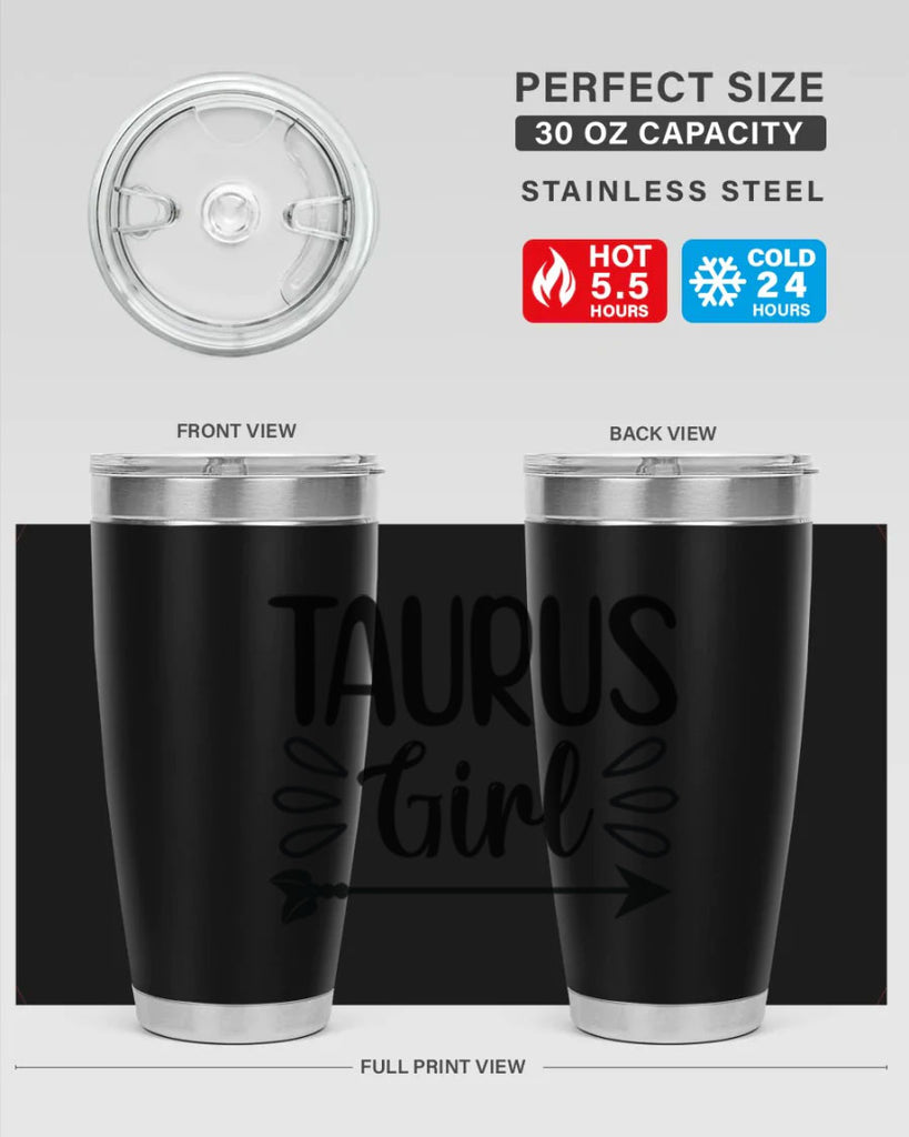 Taurus girl 500#- zodiac- Tumbler