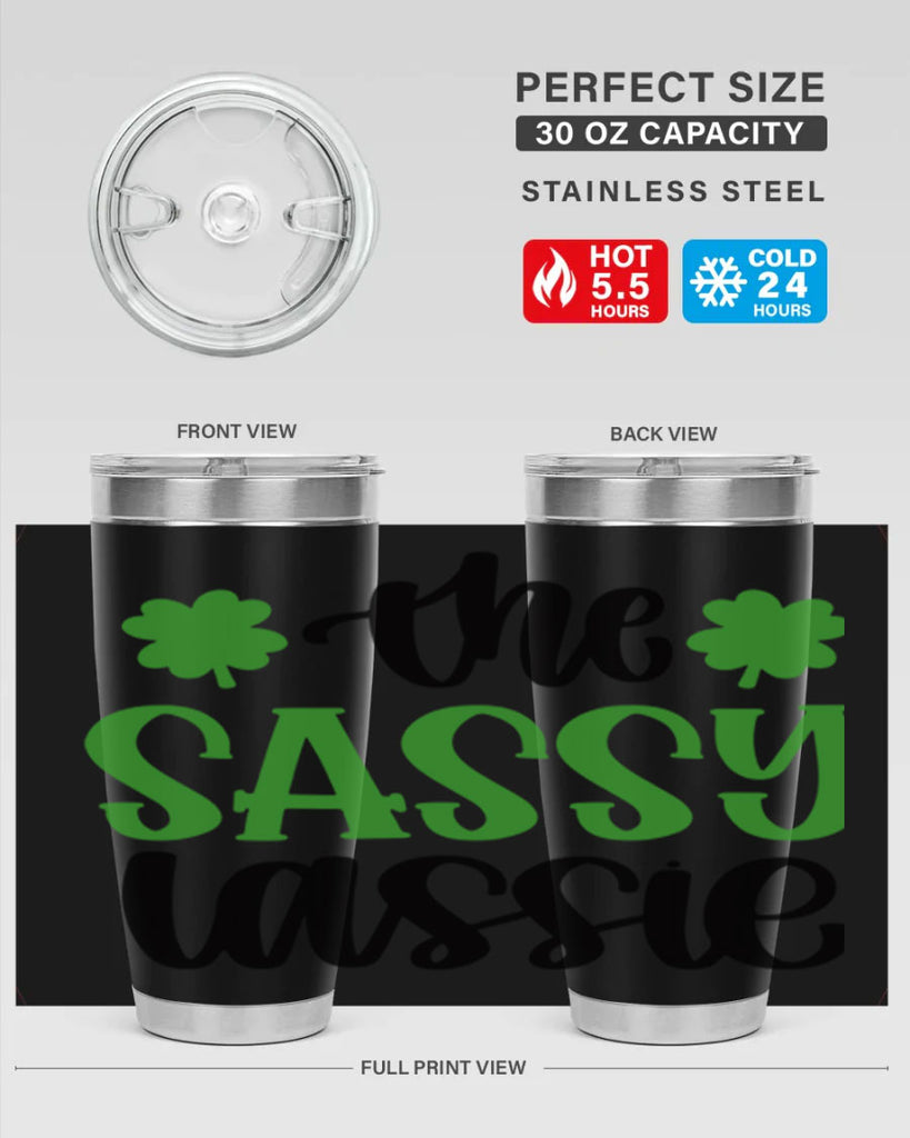 The Sassy Iassie Style 26#- St Patricks Day- Tumbler