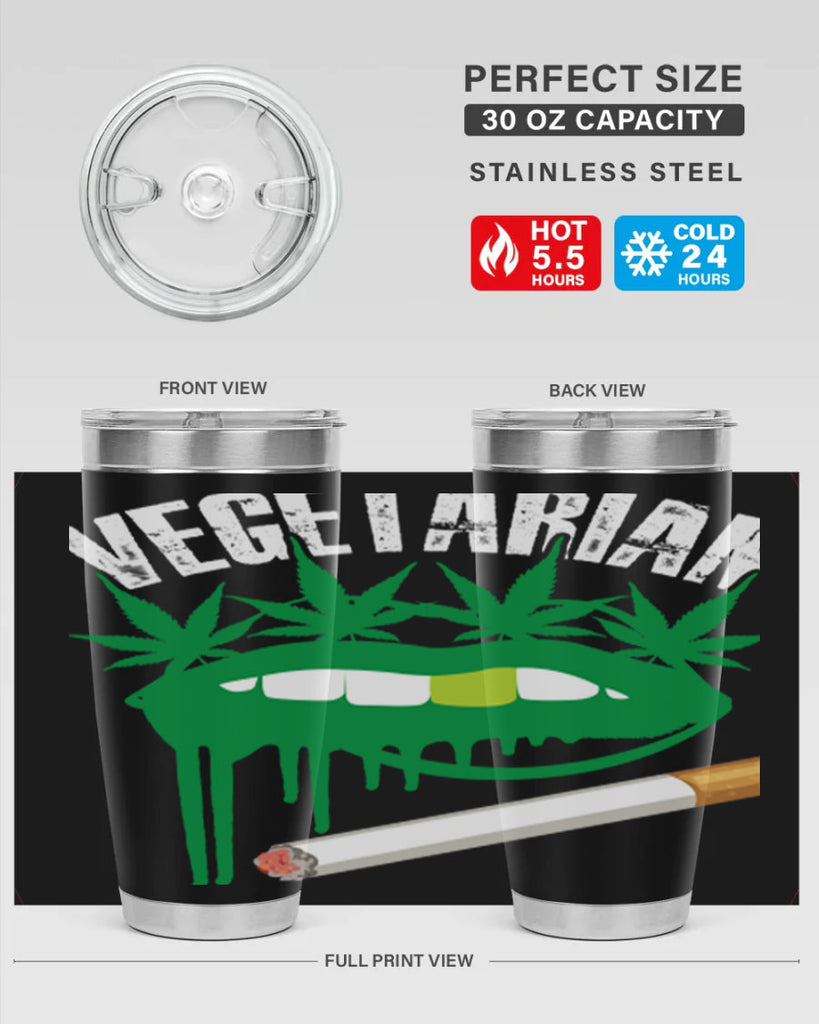 Vegetarian 270#- marijuana- Tumbler