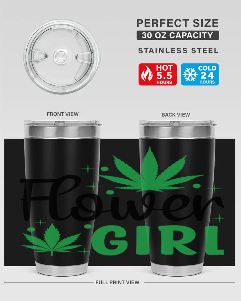 flower girl 83#- marijuana- Tumbler