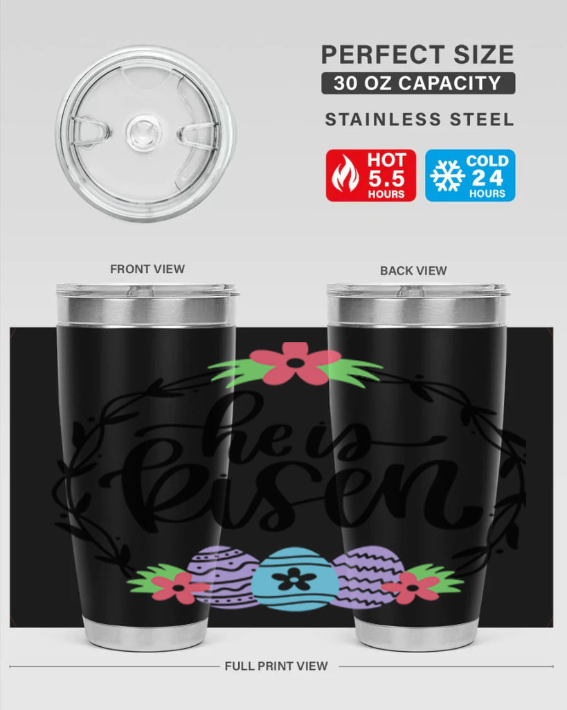 he is risen 34#- easter- Tumbler