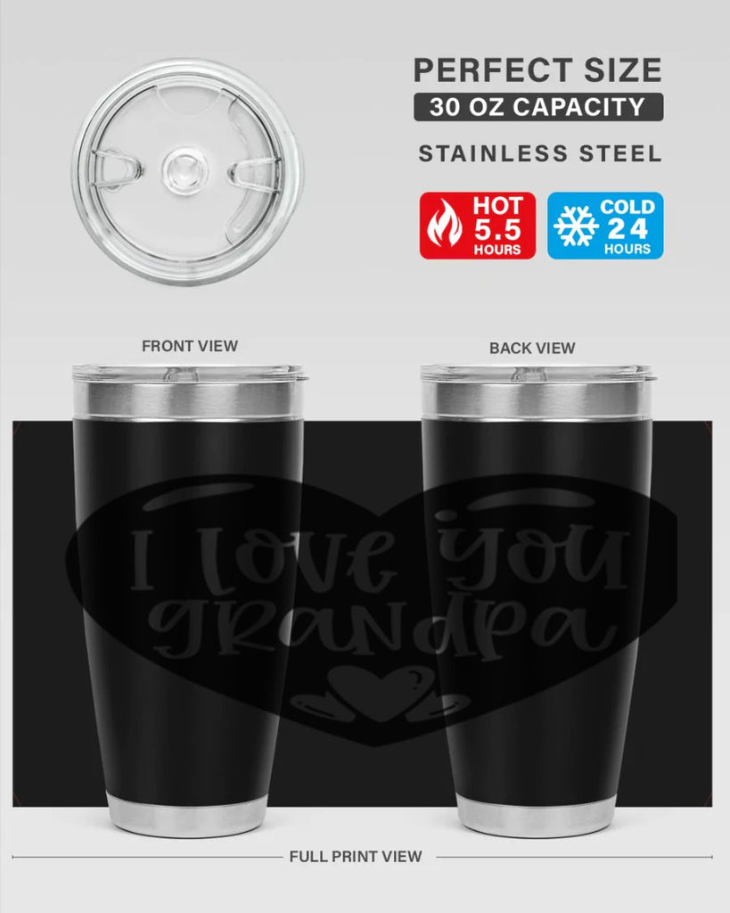 i love you grandpa 39#- fathers day- Tumbler