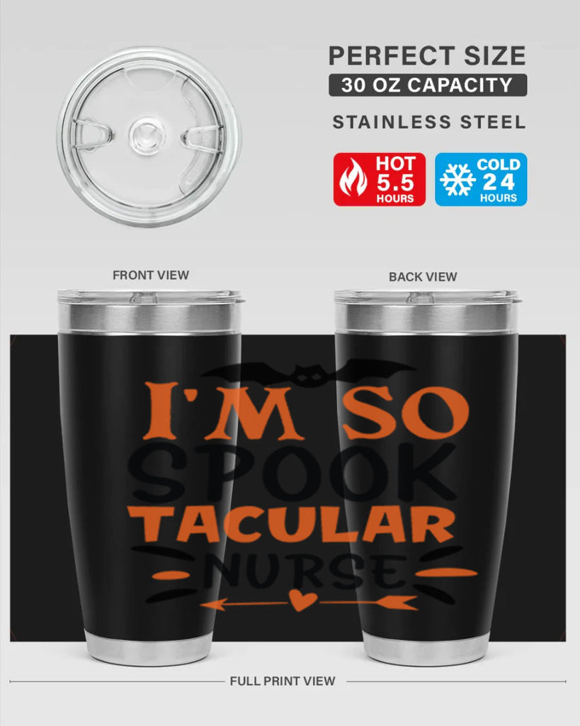 im so spooktacular nurse 111#- halloween- Tumbler