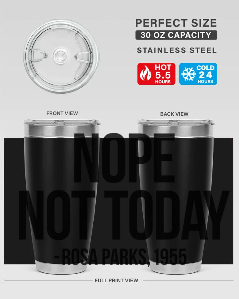 nope not today rosa parks 60#- black words phrases- Cotton Tank