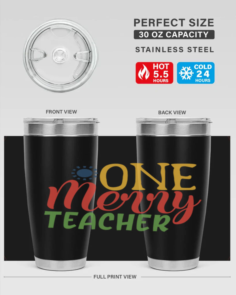 one merry teacher Style 162#- teacher- tumbler