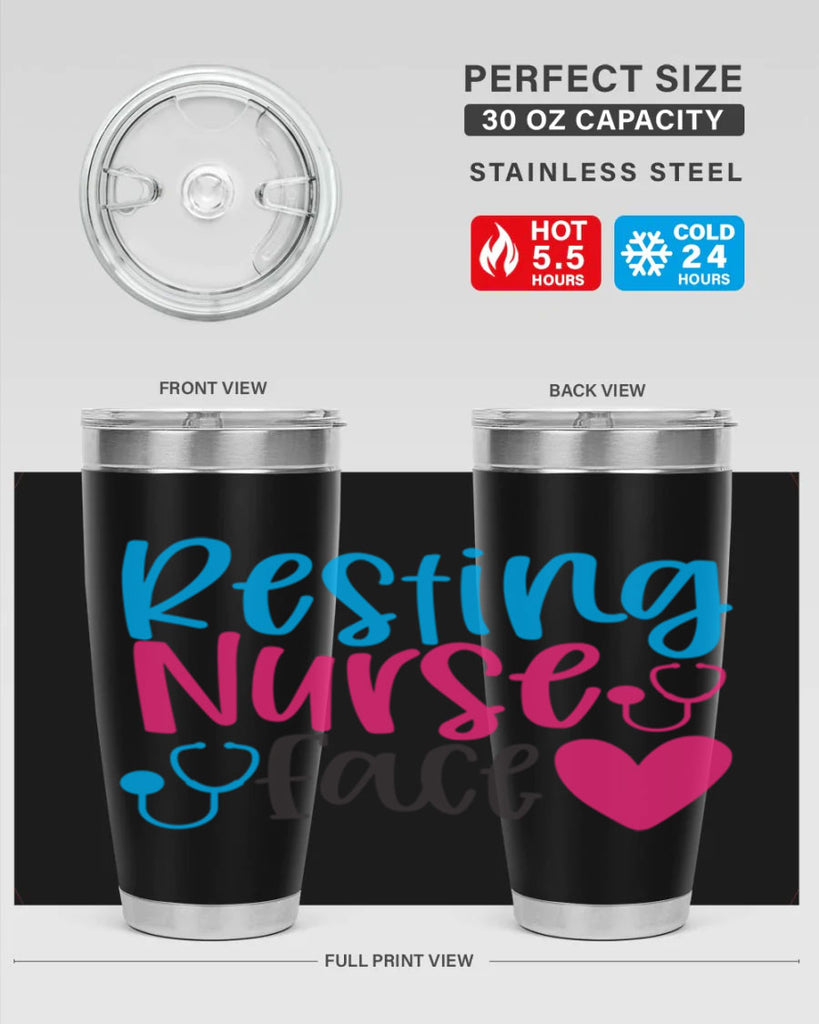 resting nurse face Style Style 56#- nurse- tumbler