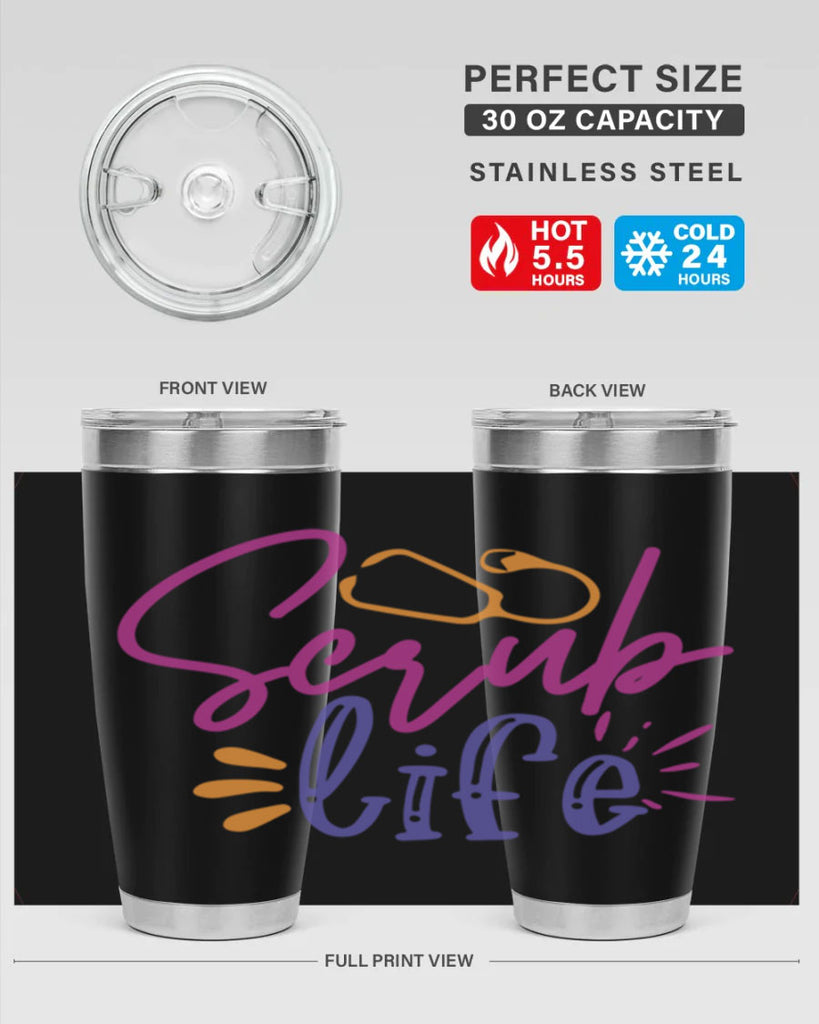 scrub life Style Style 43#- nurse- tumbler