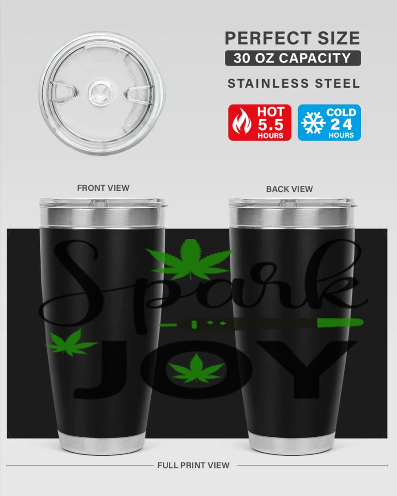 spark joy 250#- marijuana- Tumbler