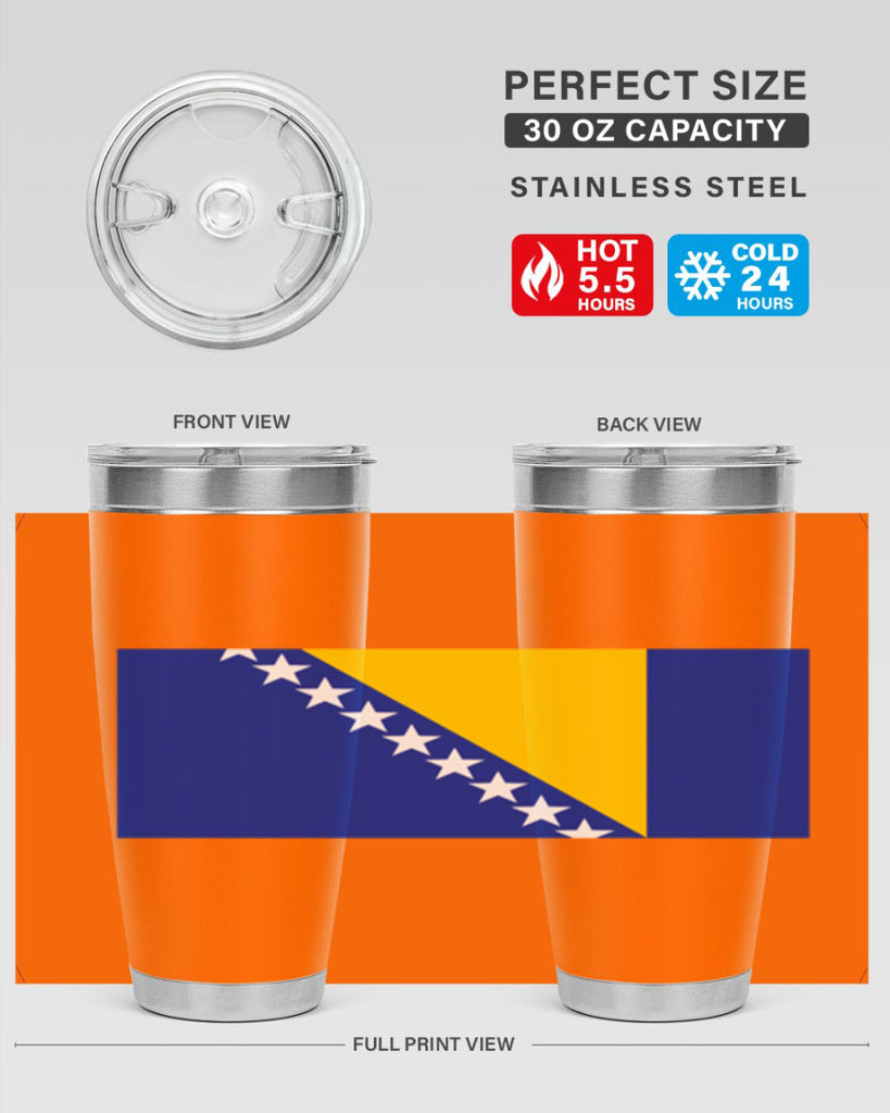 Bosnia and Herzegovina 176#- world flags- Tumbler