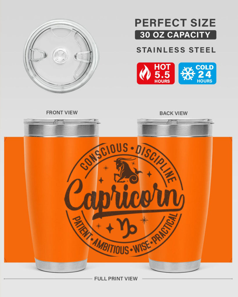 Capricorn 190#- zodiac- Tumbler