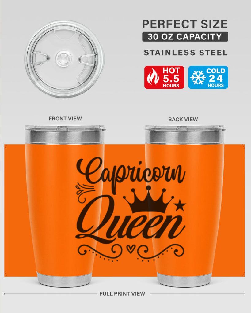 Capricorn queen 196#- zodiac- Tumbler
