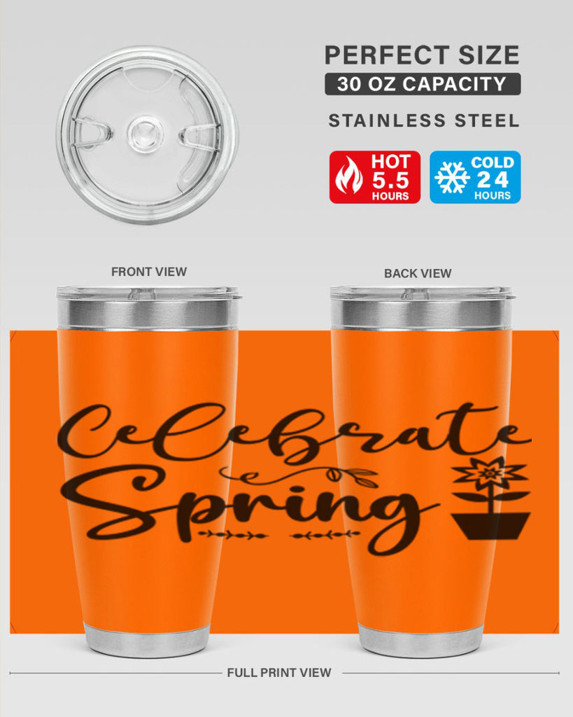 Celebrate Spring 101#- spring- Tumbler