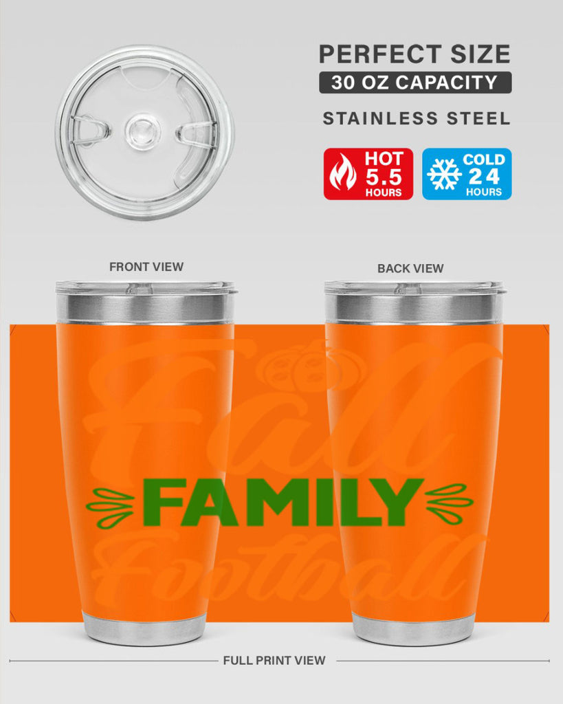 Fall Family Football 98#- fall- Tumbler
