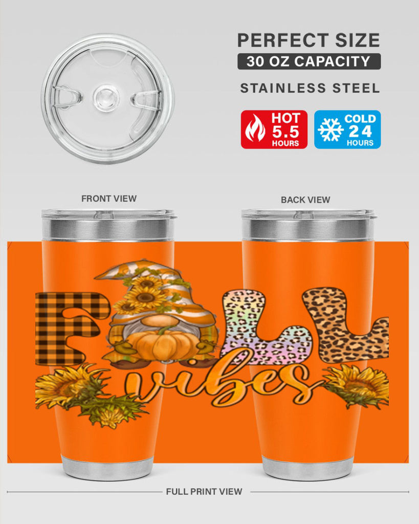 FallVibesFallGnome 164#- fall- Tumbler