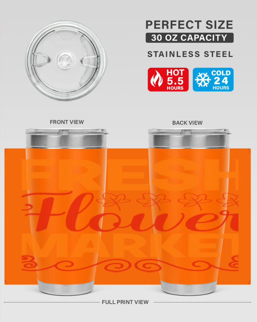 Fresh flower market 143#- spring- Tumbler