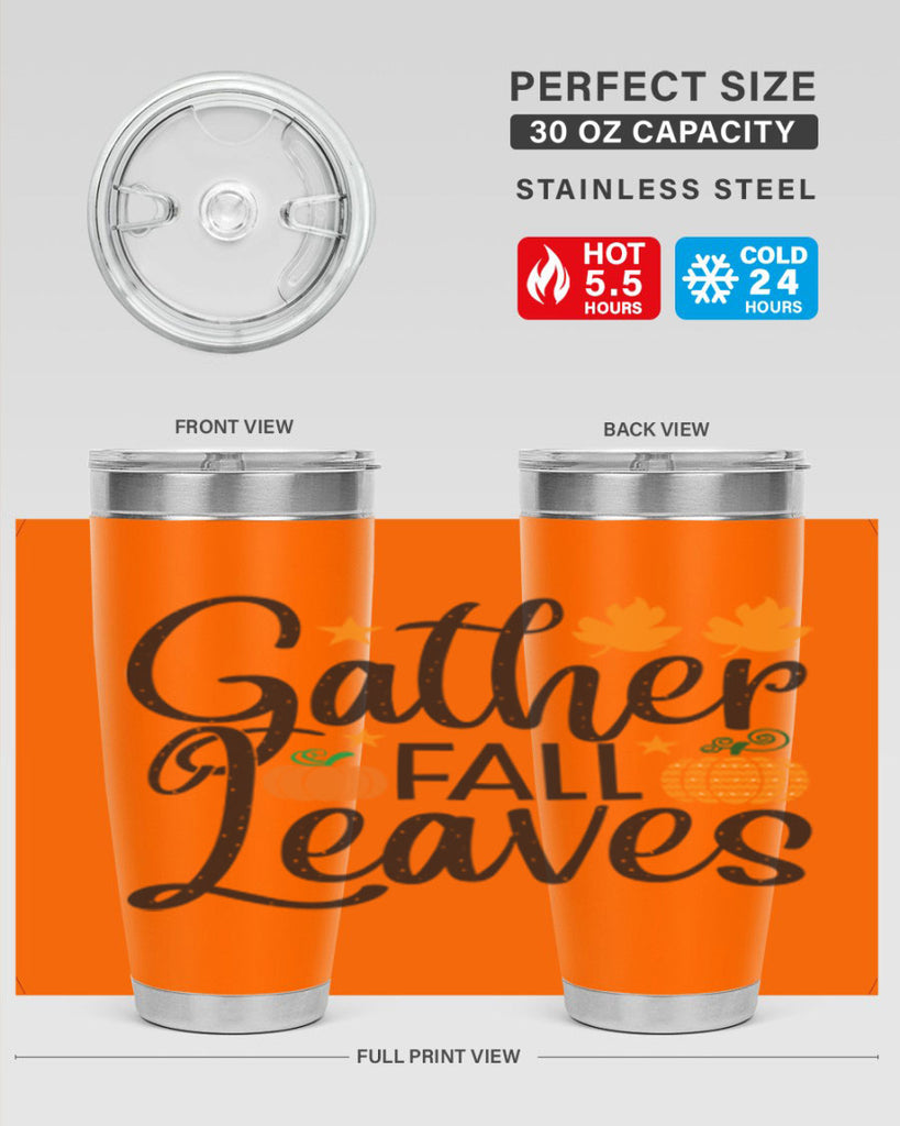 Gatherfallleaves 189#- fall- Tumbler