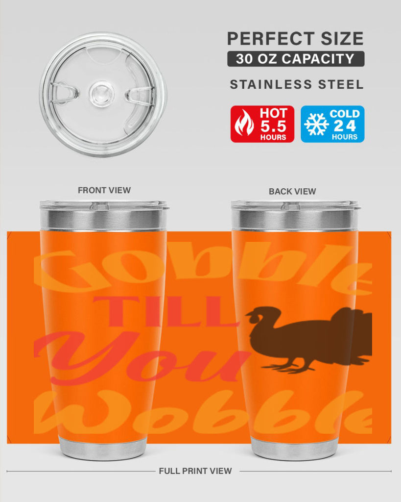 Gobble Till You Wobble 204#- fall- Tumbler