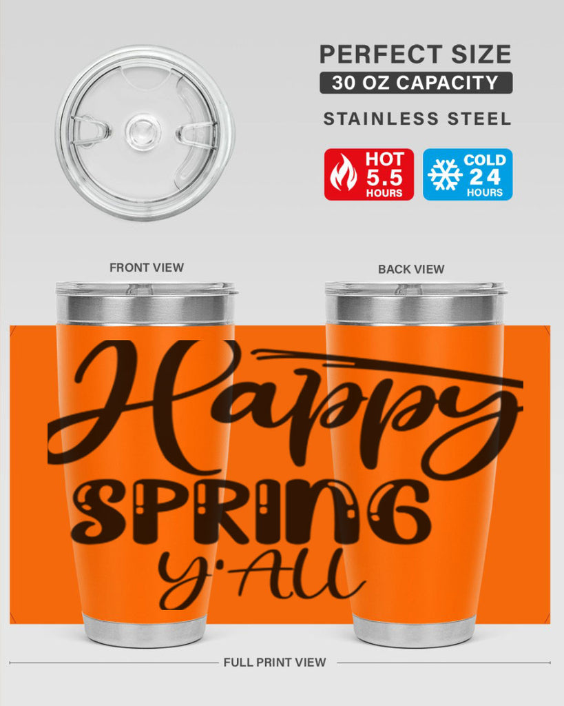 HAPPY SPRING YALL  179#- spring- Tumbler