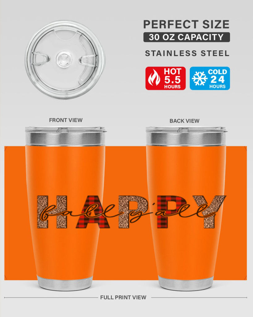 Happy Fall Y all 228#- fall- Tumbler