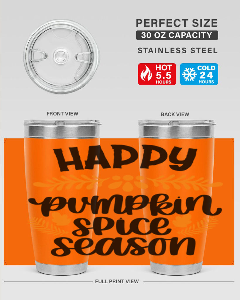 Happy Pumpkin Spice Season 492#- fall- Tumbler