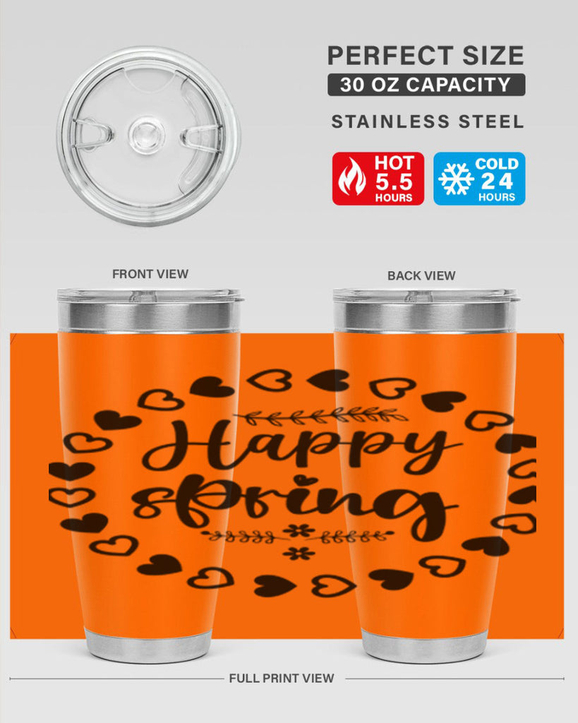 Happy Spring 174#- spring- Tumbler