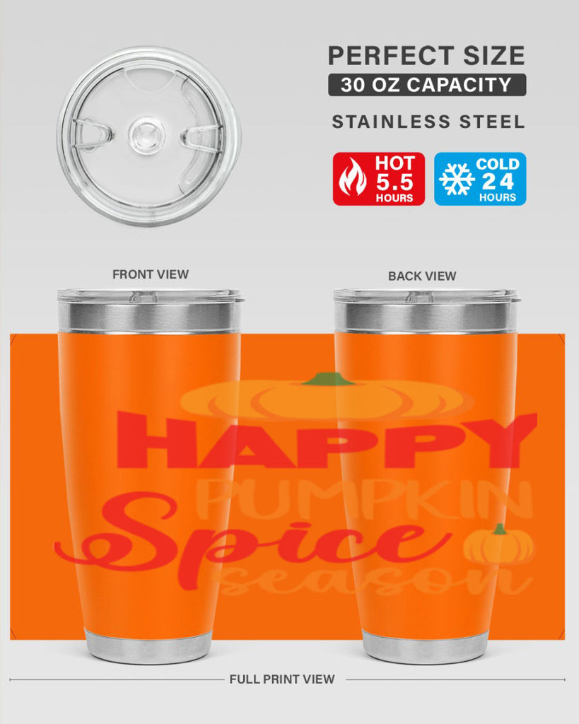 HappyPumpkinSpiceSeason 259#- fall- Tumbler
