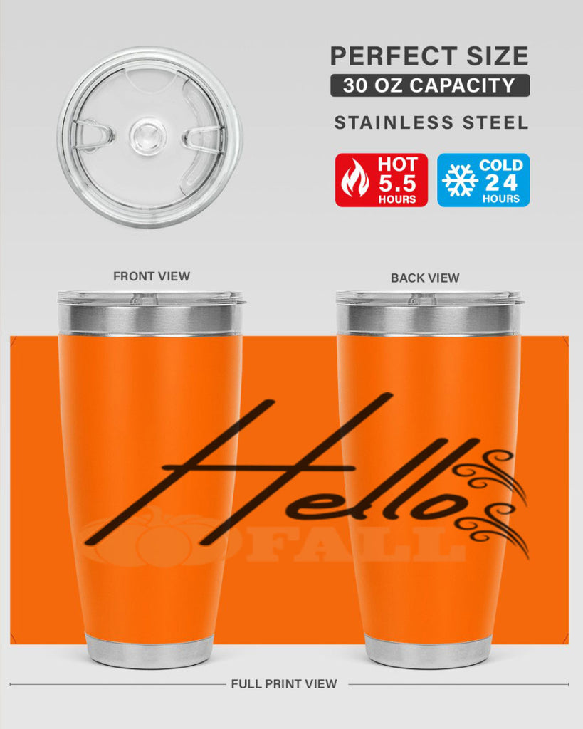 Hello Fall 281#- fall- Tumbler