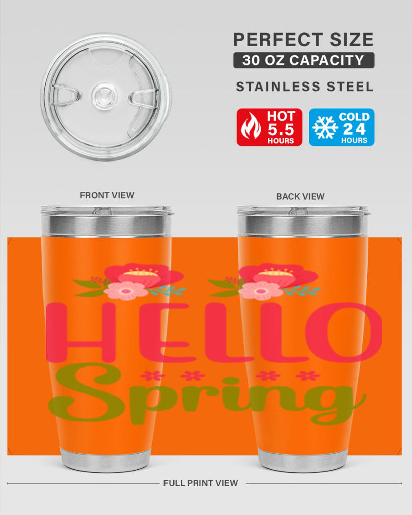 Hello Spring 186#- spring- Tumbler