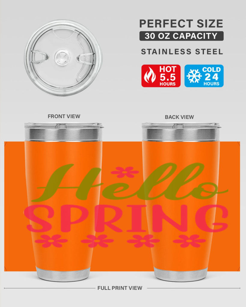 Hello Spring 213#- spring- Tumbler