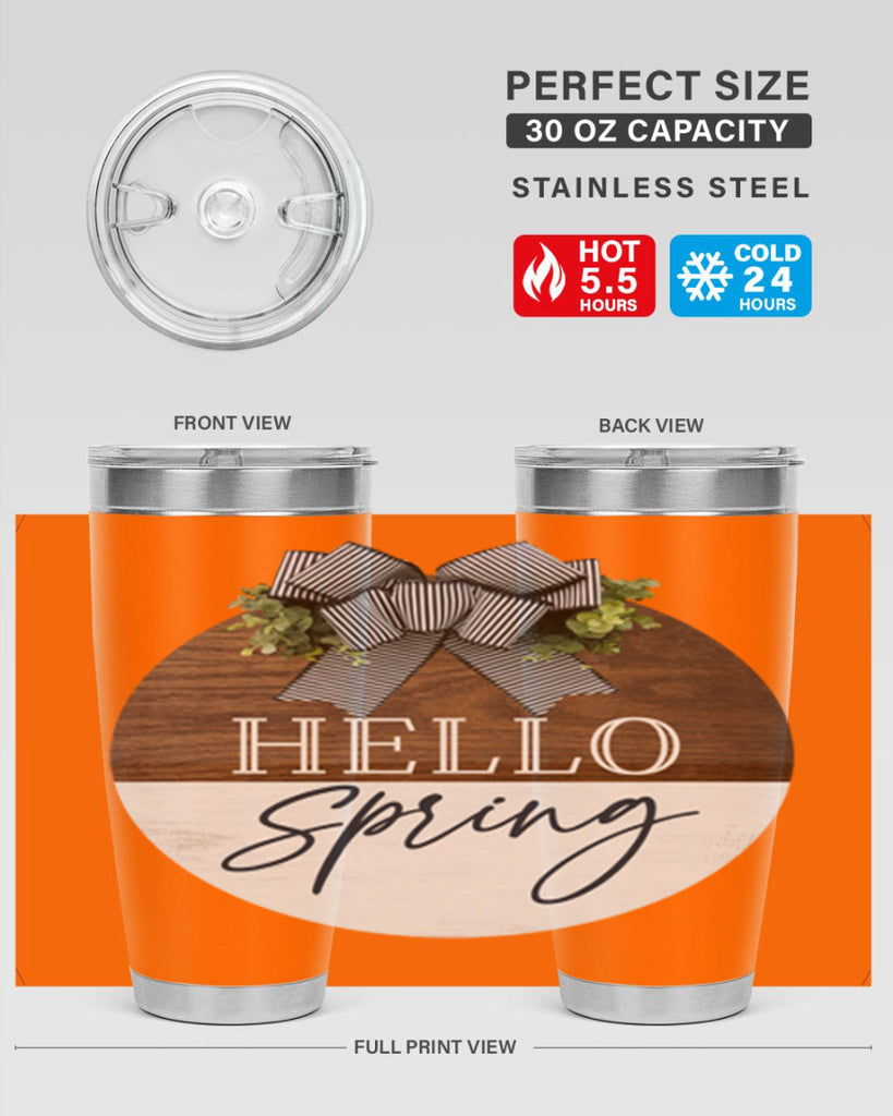 Hello Spring basic Mockup187#- spring- Tumbler