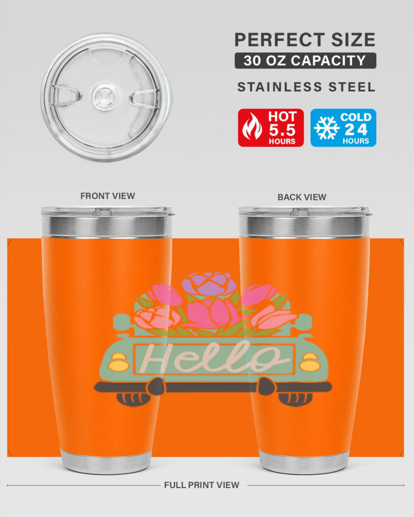 Hello Truck218#- spring- Tumbler